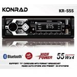 KONRAD Kr-555 4x55 Uyumlu Watt Çift Usb Sd/fm/mmc Bluetooth Oto Teyp