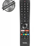 Vestel Netflıx-Youtube-Mikrofon Tuşlu Ses Komutlu Lcd-Led Tv Kumanda -30107407 RC43160N