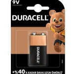 Duracell Alkalin 9 Volt Pil 6LR61/MN1604