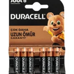 Duracell Basic İnce AAA Kalem Pil 6'lı