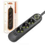 VEA 3LÜ 3 Usb'Li 1.5 Metre Kablolu Akım Korumalı Priz