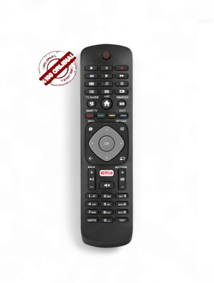 1010 Philips Ykf406-002 TÜM MODELLERE UYUMLUDUR Tv Kumanda NETFLİX TUŞLU - Görsel 1
